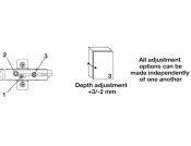 Tiomos 0mm Mounting Plate 2prt Click 4 Cruci PM