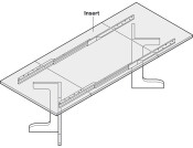 Extend Table Runners 90kg 520mm St Galv