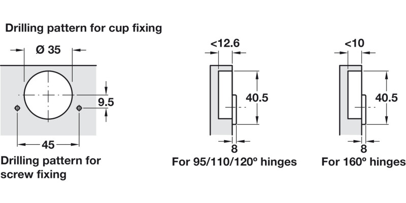 Tiomos 110D Post Hinge Click wo SC SF
