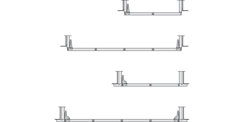 Hawa Multifold 30/W Fitting Set 2 Panels