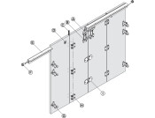 Hawa Multifold 30/W Fitting Set 2 Panels