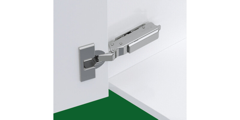 Concealed Cup Hinge, 120� Standard, Inset Mounting, Click On Arm, Tiomos