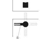 Table Connector 153x60mm St Galv