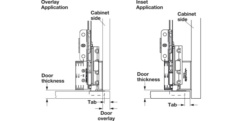 Accuride 1321 Pivot Sld DrRun Blk 405mm