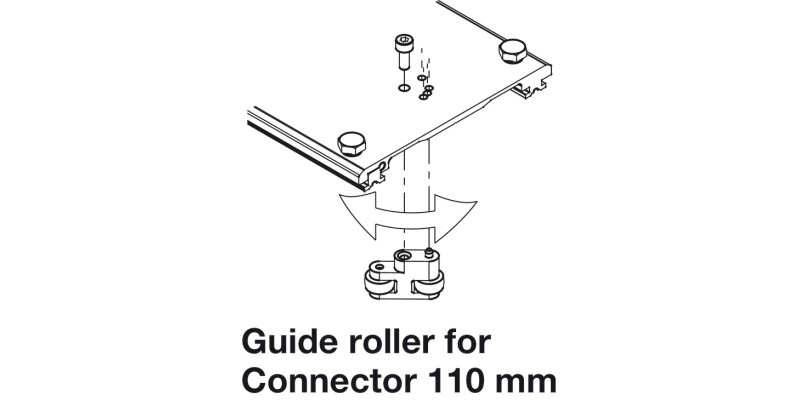 Hawa Concepta Con Brkt/Wood Dbl 26mm