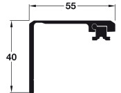 Hawa Concepta Con Brkt/Wood Sgl 900mm