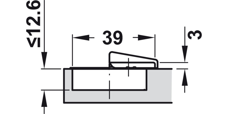 Tiomos 110/45D Hinge Click wo SC SF Ins