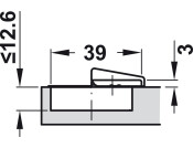 Tiomos 110/45D Hinge Click wo SC SF Ins