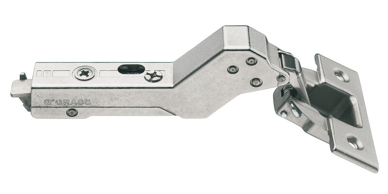 Concealed Cup Hinge, 110�, for 45� Angle Cabinets, Inset Mounting, Tiomos
