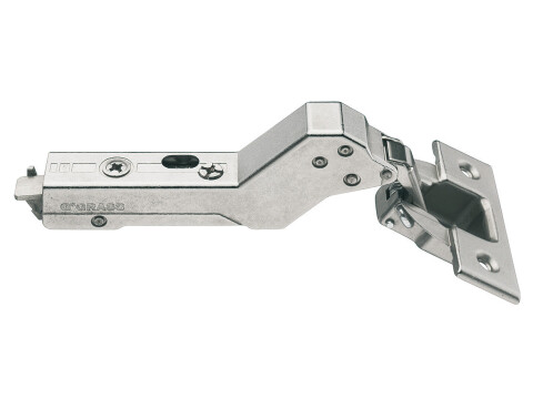 Concealed Cup Hinge, 110�, for 45� Angle Cabinets, Inset Mounting, Tiomos