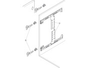 Accuride 1432 Pivot Sld DrRun Blk 405mm