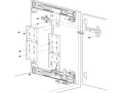 Accuride 1432 Pivot Sld DrRun Blk 405mm
