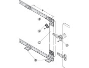 Accuride 1319 Pivot Sld Dr Run SZP 550mm