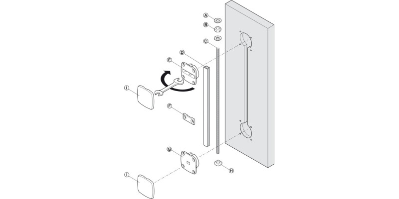 BP Planofit Strght Sys Set 2650mm Blk