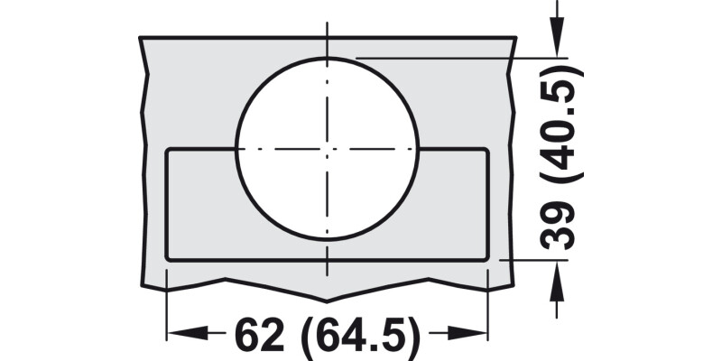 Tiomos 160D Hinge Click SC Ful Night/Ant