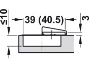 Tiomos 160D Hinge Click SC Ful Night/Ant
