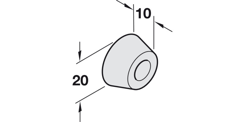 Hawa Junior 40GP Add Rubber Buffer