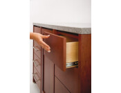 3832TR BB Drawer Runner Full 43kg 350mm Wht