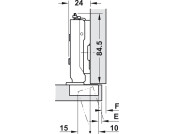 Tiomos 110D Hinge Click SC Ful Night/Ant