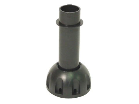 Plinth Shaft w Base 80mm Pl Black sold in packs of 10 pieces