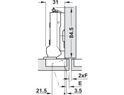 Tiomos 110D Hinge Click w SC SF Half