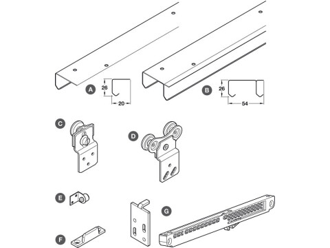 SF30 FitSet w SoftBrake 2.0m 2Dr