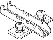 Tiomos Econ 2mm Mounting Plate Click 3 Cruci PM
