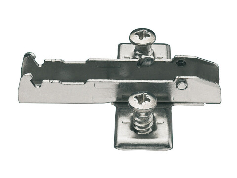 Mounting Plate, Econ Cruciform, 3 Point Fixing, Pre-Mounted Euro Screw Fixing, f