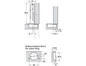 Tiomos 100D Fridge Dr Hinge Click wo SC