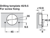 Tiomos 100D Fridge Dr Hinge Click wo SC