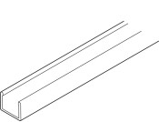 Japanese Door Up/Low Fin Profile 2m Slv
