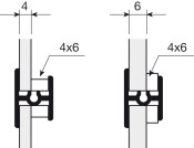 Rubber Glass Gasket 4x6 mm 250 M Roll