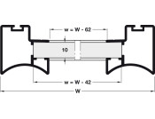 Junior 6 System Fitting Set F 2 Door