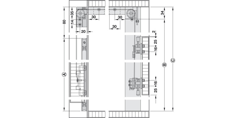 Eku Libra 20H Vertical FitSet 1Dr