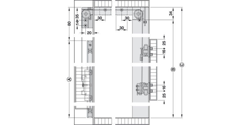 Eku Libra 20H Vertical FitSet 1Dr
