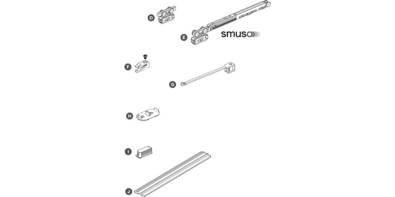 Slido Cls 20VFC FitSet 1Dr wo SC