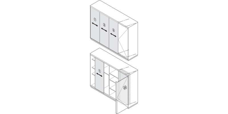Hawa Aperto 40/F Complete Track Set 2.5m