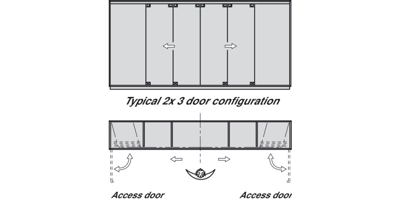 Hawa Aperto 40/F Sgl Panel FitSet 1Door