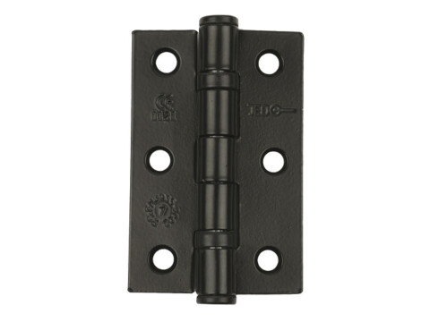 Butt Hinge 2BB Sqr 76x50mm Steel Black