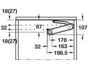 Maxi up 3675 Lid Stay H ZA NP Blk