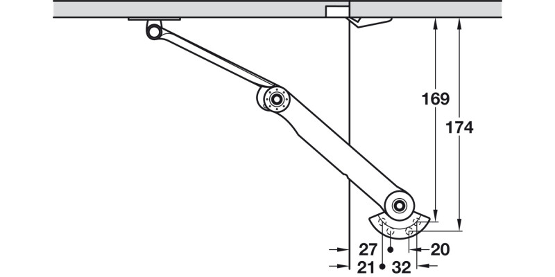 Kinvaro T-105 Flap Fit RH 1000x283mm