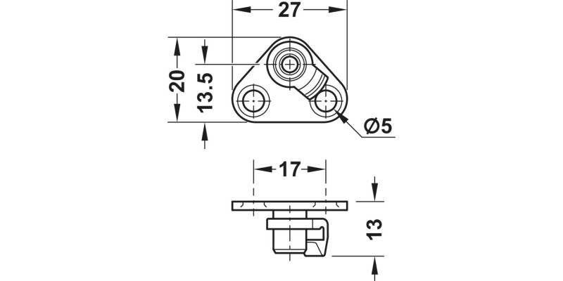 MaxiUp M/Brkt SlideOn Clip Varianta SNP