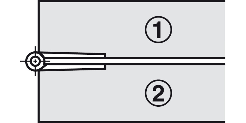 270D Flap Hinge Steel PNP