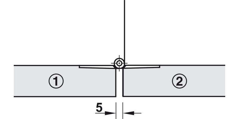 270D Flap Hinge Steel PNP