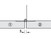 270D Flap Hinge Steel PNP