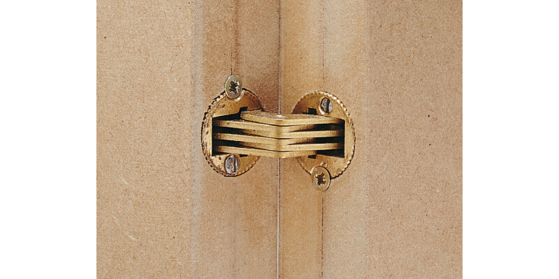 180D Zysa Hinge Drilling D12mm M.Brass