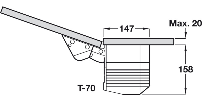 Kinvaro T-70 Flap Fitting