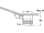 Kinvaro T-70 Flap Fitting