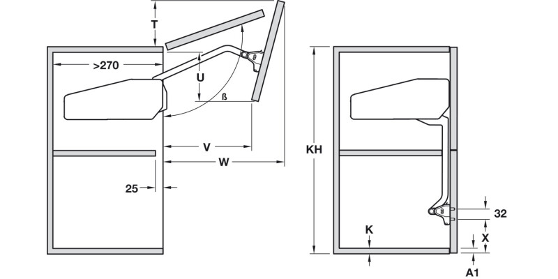 Free Fold 580-650mm 6.8-12.4kg Grey