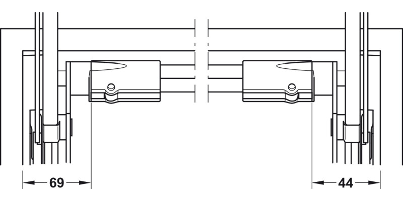 Free Up E/Free Swing E Cross Bar 600mm